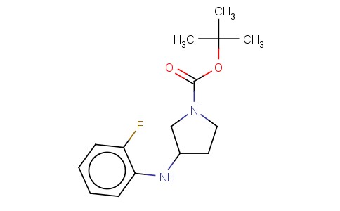 3-(2-FLUORO-PHENYLAMINO)-PYRROLIDINE-1-CARBOXYLIC ACID TERT-BUTYL ESTER